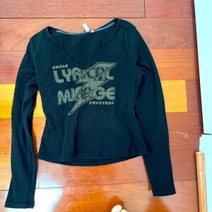Anthropologie waffle long sleeve tee